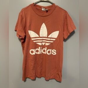Peachy pink adidas tee